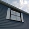 Ekena Millwork Rustic Two Board Joined Board-n-Batten Hand Hewn Faux Wood Shutters w/No Batten, 11W x 80H, PR SHUBJN11X80HHPR - alternate 19